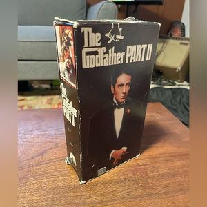 Vintage The Godfather Part 2 1974 Francis Ford Coppola VHS Video Cassette
